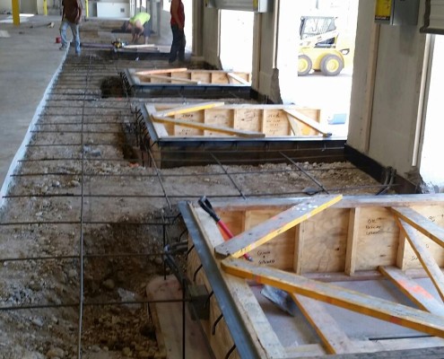 Commercial loading dock and exterior improvements