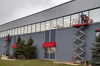 Window replacement on a Florida construction project